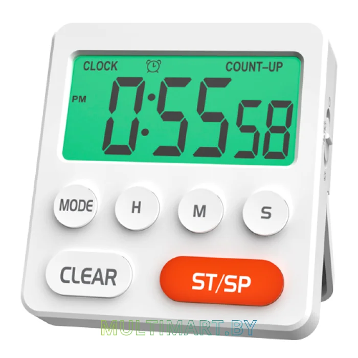 Настольные часы Ritmix CAT-055 (белый)